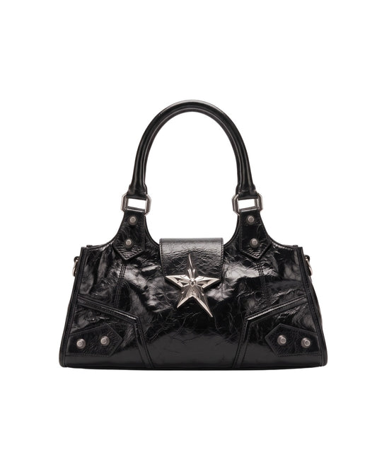 Noir Star Y2K Shoulder Handbag
